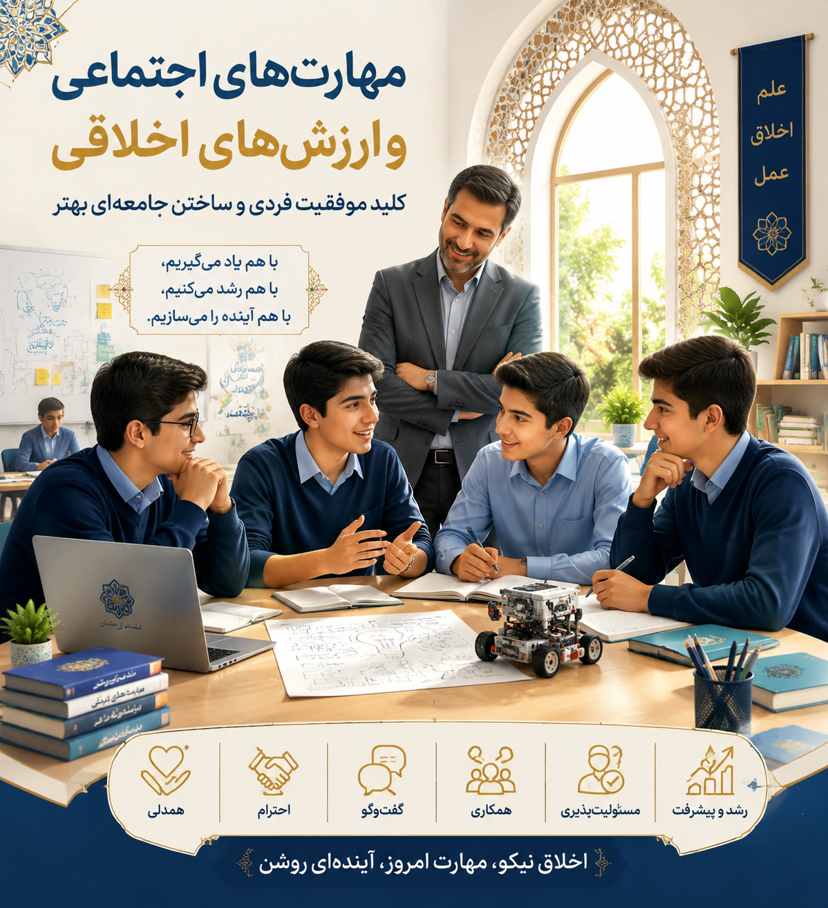 پرورش مهارتهای اجتماعی(منشور تربیتی؛ فراتر از آموزش، برای زندگی)